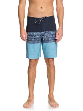 quiksilver, Waterman Fairway Triblock 20" Boardshorts, DARK DENIM (brq0) FAIRWAY TRIBLOCK BOARDSHORT EQMBS03031
