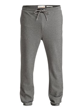 quiksilver, Waterman Lambert Sweeps - Pantalon de jogging en sergé, DARK GREY HEATHER (ktfh) Waterman Lambert Sweeps - Chino Joggers EQMFB03000