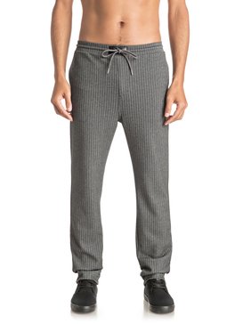 quiksilver, Waterman Lambert Sweeps - Pantalon de jogging en sergé, DARK GREY HEATHER (ktfh) Waterman Lambert Sweeps - Chino Joggers EQMFB03000