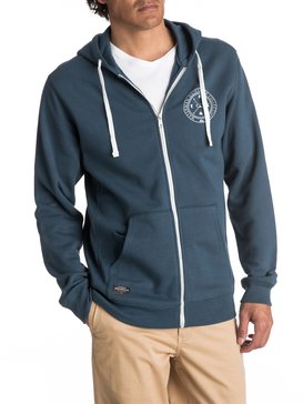 quiksilver, Waterman Ring The Bell Zip-Up Hoodie, MAJOR BLUE (bsm0) Waterman Ring The Bell - Zip-Up Hoodie EQMFT03008