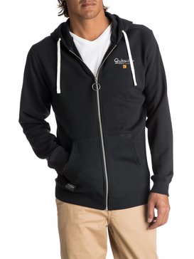 quiksilver, Waterman Ring The Bell Zip-Up Hoodie, BLACK (kvj0) Waterman Ring The Bell - Zip-Up Hoodie EQMFT03008