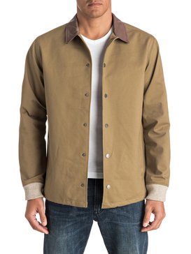 quiksilver, Waterman Liquid Water - Coupe-vent hydrofuge, LEAD GRAY (tmt0) Waterman Liquid Water - Water-Repellent Coach Jacket EQMJK03001