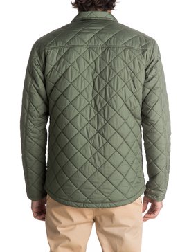quiksilver, Waterman Puffed Up - Water-Repellent Quilted Shirt Jacket, BEETLE (gqm0) Waterman Puffed Up - Water-Repellent Quilted Shirt Jacket EQMJK03004