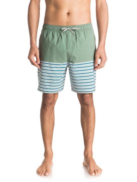 quiksilver, Waterman Breezy Stripe 18" - Short de bain, WREATH (gnb0) Waterman Breezy Stripe 18" - Swim Shorts EQMJV03005