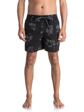 quiksilver, Waterman Los Palmas 17" Volleys, BLACK (kvj0) Waterman Los Palmas 17" - Swim Shorts EQMJV03017