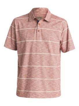quiksilver, Waterman Resident - Camiseta Tipo Polo, RED OCHRE (rqs0) Waterman Resident - Polo Shirt EQMKT03007
