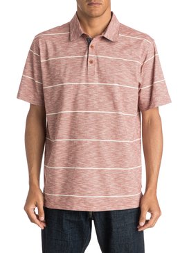 quiksilver, Waterman Resident - Camiseta Tipo Polo, RED OCHRE (rqs0) Waterman Resident - Polo Shirt EQMKT03007
