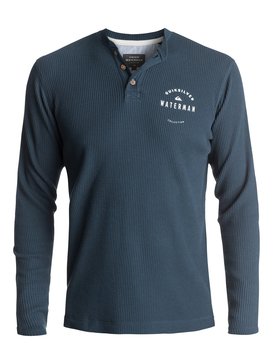 quiksilver, Waterman Thermal Creeks - Maglietta henley termica a maniche lunghe, MAJOR BLUE (bsm0) Waterman Thermal Creeks - Thermal Long Sleeve Henley T-Shirt EQMKT03011