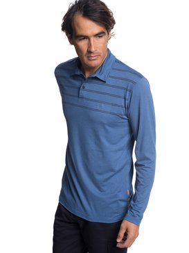 quiksilver, Waterman River Explorer - Polo à manches longues UPF 30, ORION BLUE HEATHER (brgh) Waterman River Explorer - Long Sleeve UPF 30 Polo Shirt EQMKT03042