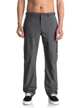 quiksilver, Waterman Stand Up - Pantalon chino déperlant, BLACK (kvj0) Waterman Stand Up - Water-Repellent Chinos EQMNP03000