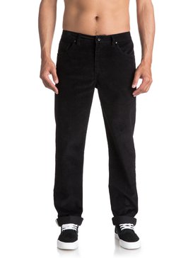 quiksilver, Waterman Corded Surf - Pantalon en velours, BLACK (kvj0) Waterman Corded Surf - Corduroy Trousers EQMNP03002