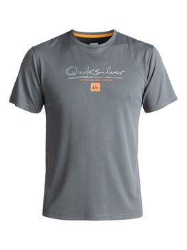 quiksilver, Waterman Gut Check - Camiseta de Surf Anfibia con Protección Solar UPF 40, QUIET SHADE (kze0) GUT CHECK SS EQMWR03018