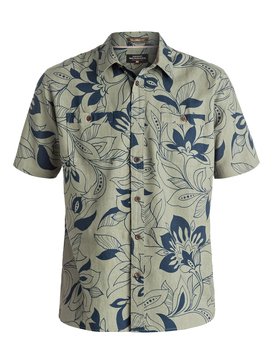 quiksilver, Waterman Abundance - Chemise à manches courtes, SHADOW (gjk0) Waterman Abundance - Short Sleeve Shirt EQMWT03009