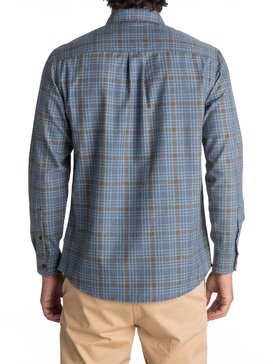 quiksilver, Waterman Cortez Straight - Chemise à manches longues, ESTATE BLUE CORTEZ STRAIGHT (bsw1) Waterman Cortez Straight - Long Sleeve Shirt EQMWT03038