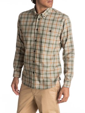 quiksilver, Waterman Cortez Straight - Chemise à manches longues, BEETLE CORTEZ STRAIGHT (gqm1) Waterman Cortez Straight - Long Sleeve Shirt EQMWT03038