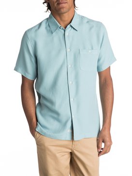 quiksilver, Waterman Avalon - Short Sleeve Shirt, STILLWATER (bhw0) AVALON EQMWT03051