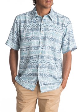 quiksilver, Waterman Lunu Short Sleeve Shirt, PLEIN AIR LUNU (bzl6) LUNU EQMWT03102
