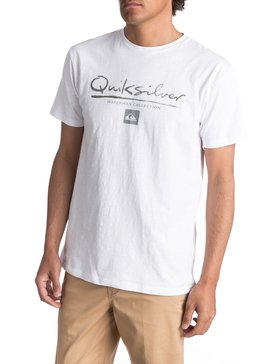 quiksilver, Waterman Gut Check - T Shirt, WHITE (wbb0) Waterman Gut Check - T-Shirt EQMZT03040