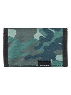 quiksilver, The Everydaily - Dreifach faltbares Portemonnaie, GRAPE LEAF SCRATCH CAMO (cre7) The Everydaily - Tri-Fold Wallet EQYAA03530