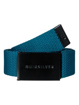 quiksilver, Men's Principle Webbing Belt, REAL TEAL (bpr0) Principle - Webbing Belt EQYAA03662