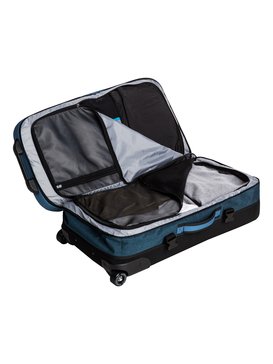 quiksilver, New Reach - Large Wheeled Suitcase, BLUE NIGHTS HEATHER (bsth) New Reach - Large Wheeled Suitcase EQYBL03139