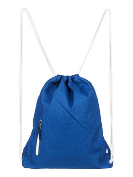 quiksilver, Acai Cotton - Sac à dos avec cordon de serrage, ESTATE BLUE (bsw0) Acai Cotton - Drawstring Backpack EQYBP03333