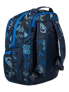 quiksilver, Schoolie 25L - Medium Rugzak, DARK DENIM THUNDERBOLTS (brq8) Schoolie 25L - Medium Backpack EQYBP03418