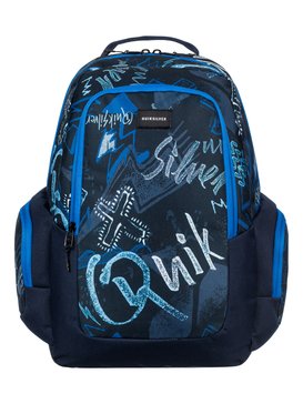 quiksilver, Schoolie 25L - Medium Rugzak, DARK DENIM THUNDERBOLTS (brq8) Schoolie 25L - Medium Backpack EQYBP03418