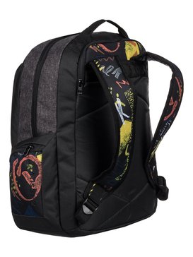 quiksilver, Schoolie 25L - Sac à dos moyen, BLACK THUNDERBOLTS (kvj7) SCHOOLIE EQYBP03418