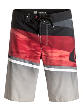 quiksilver, Slash Logo Vee 20" - Boardshort, BLACK (kvj6) Slash Logo Vee 20" - Board Shorts EQYBS03582