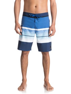 quiksilver, Slab Logo Vee 20" - Boardshort, TURKISH SEA (bqs6) Slab Logo Vee 20" - Board Shorts EQYBS03585