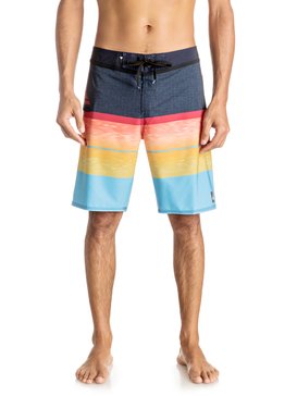 quiksilver, Slab Logo Vee 20" - Boardshort, NAVY BLAZER (byj6) Slab Logo Vee 20" - Board Shorts EQYBS03585