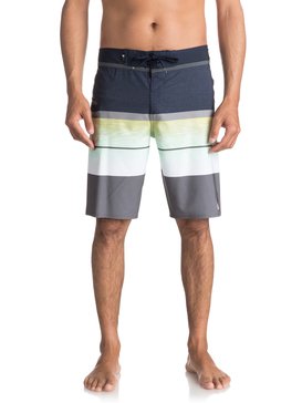 quiksilver, Slab Logo Vee 20" Boardshorts, SUNNY LIME (gck6) Slab Logo Vee 20" - Board Shorts EQYBS03585