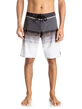 quiksilver, Slab Logo Vee 20" - Boardshort, BLACK (kvj6) Slab Logo Vee 20" - Board Shorts EQYBS03585