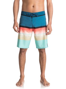 quiksilver, Slab Logo Vee 20" - Boardshort, CHERRY TOMATO (nnj6) Slab Logo Vee 20" - Board Shorts EQYBS03585