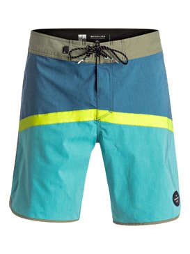 quiksilver, Crypto Scallop 18" - Boardshort, MOROCCAN BLUE (bsg6) Crypto Scallop 18" - Board Shorts EQYBS03596