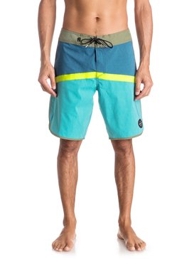 quiksilver, Crypto Scallop 18" - Boardshort, MOROCCAN BLUE (bsg6) Crypto Scallop 18" - Board Shorts EQYBS03596