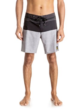 quiksilver, Everyday Blocked Vee 17" - Boardshort, QUIET SHADE (kze6) Everyday Blocked Vee 17" - Board Shorts EQYBS03607