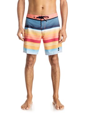 quiksilver, Everyday Stripe Vee 17" - Board Shorts, NASTURTICM (mkm6) Everyday Stripe Vee 17" - Board Shorts EQYBS03610