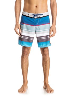 quiksilver, Everyday Stripe Vee 17" - Board Shorts, WET WEATHER (szr6) Everyday Stripe Vee 17" - Board Shorts EQYBS03610