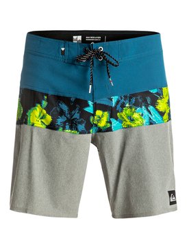 quiksilver, Panel Blocked Vee 19" - Boardshorts, MOROCCAN BLUE (bsg6) Panel Blocked Vee 19" - Board Shorts EQYBS03632