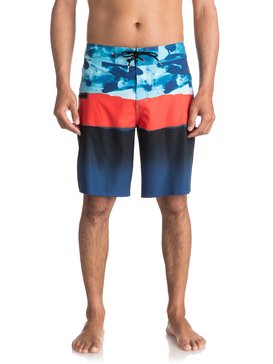 quiksilver, BLOCKED RESIN CAMO 20, ATOMIC BLUE (bmm6) BLOCKED RESIN CAMO 20 EQYBS03742