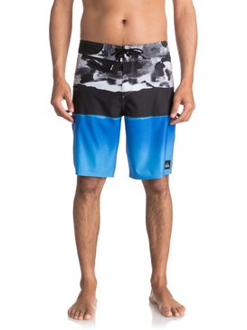 quiksilver, BLOCKED RESIN CAMO 20, ELECTRIC BLUE (bpb6) BLOCKED RESIN CAMO 20 EQYBS03742