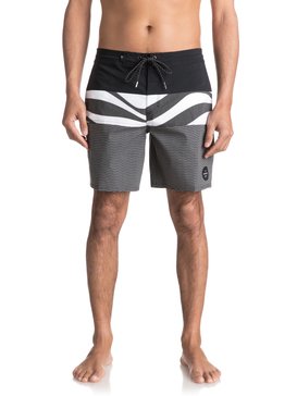 quiksilver, Heatwave Blocked 18" - Short de plage, BLACK (kvj6) Heatwave Blocked 18" - Beachshorts EQYBS03771