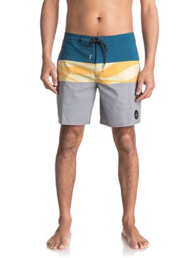 quiksilver, Heatwave Blocked 18" - Short de plage, QUIET SHADE (kze6) Heatwave Blocked 18" - Beachshorts EQYBS03771