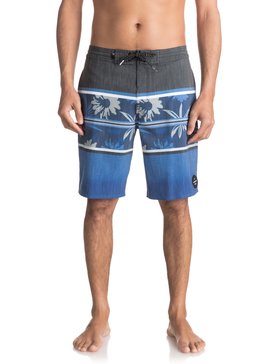 quiksilver, Swell Vision 20" Beachshorts, BLACK (kvj6) SWELL VISION PRINT BEACHSHORT EQYBS03774