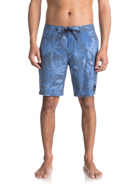 quiksilver, Desert Trip 19" Beachshorts, ESTATE BLUE (bsw6) DESERT TRIP BEACHSHORT 19 EQYBS03779