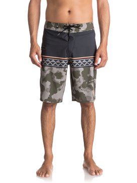 quiksilver, Men's Division Hawaii Vee 21" Boardshorts, FOREST NIGHT (csn6) DIVISION HAWAII VEE 21 EQYBS03811
