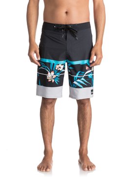 quiksilver, Hombres Boardshorts de 21" Vee Slab Island, ATOMIC BLUE (bmm6) SLAB ISLAND VEE 21 EQYBS03817