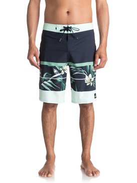 quiksilver, Hombres Boardshorts de 21" Vee Slab Island, NAVY BLAZER (byj6) SLAB ISLAND VEE 21 EQYBS03817